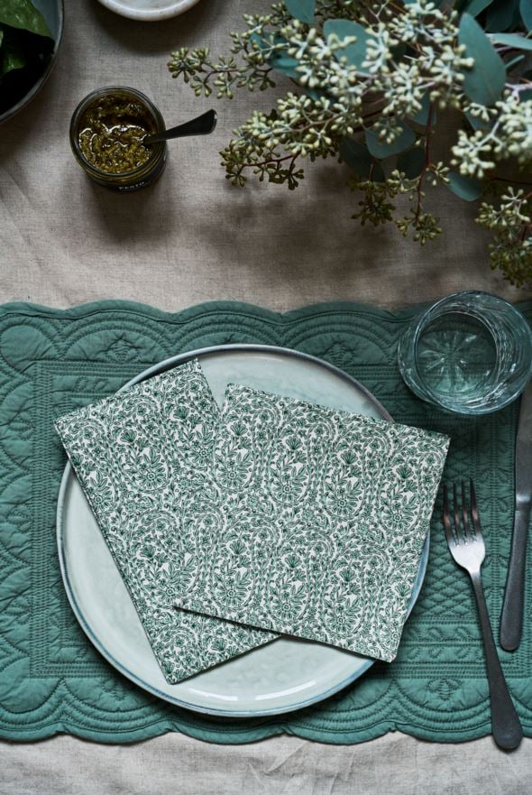 Pabersalvrätikud mitmevärviline/roheline - 4