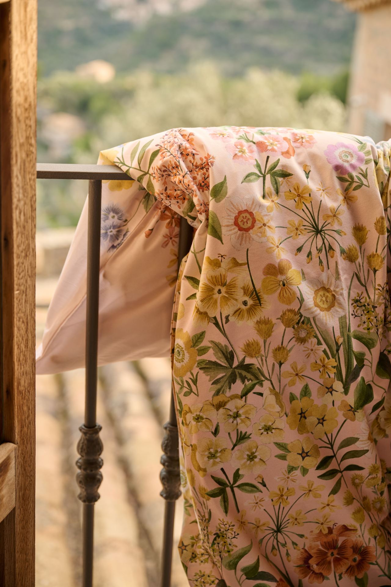 Voodipesukomplekt perkalpuuvillast mitmevärviline - 5