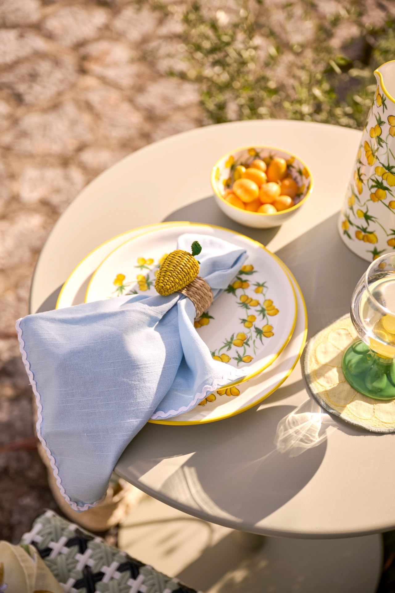 Kangast salvrätik 2tk hele sinine - 3