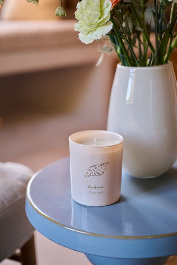 Lõhnaküünal mitmevärviline/beez - 2