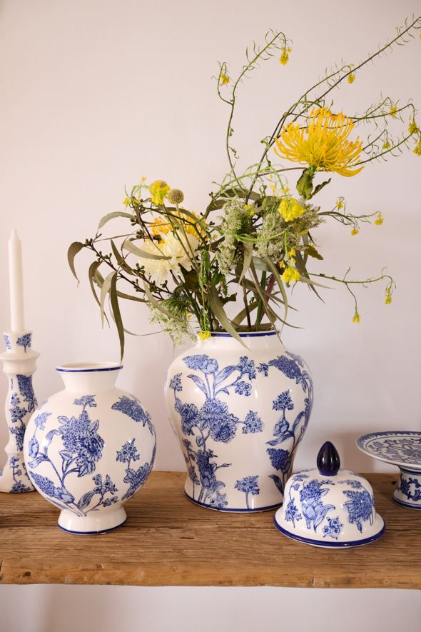 Vaas mitmevärviline/sinine - 2