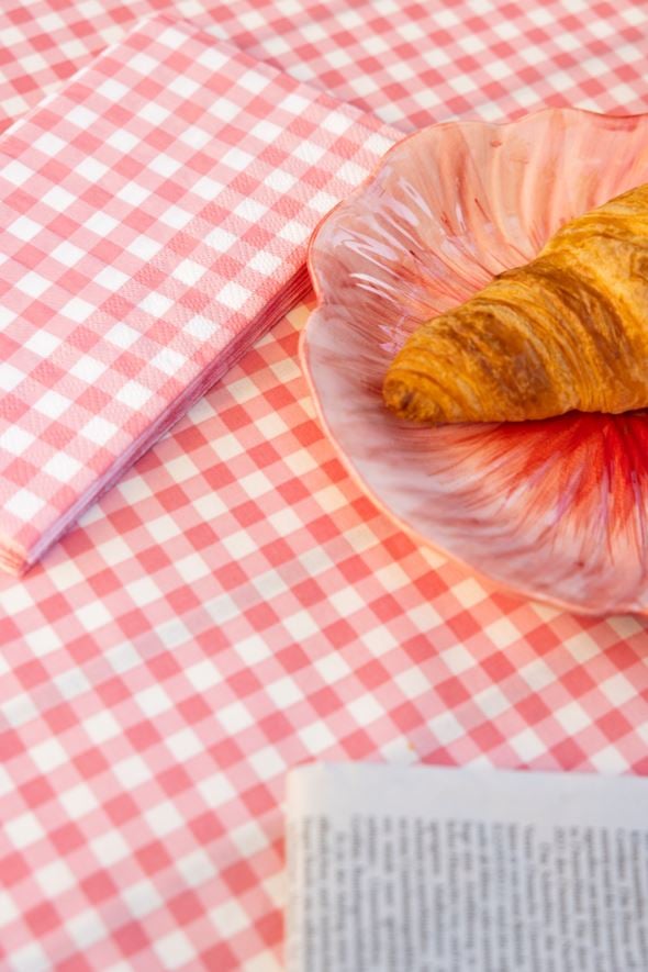 Vahatatud laudlina roosa - 2