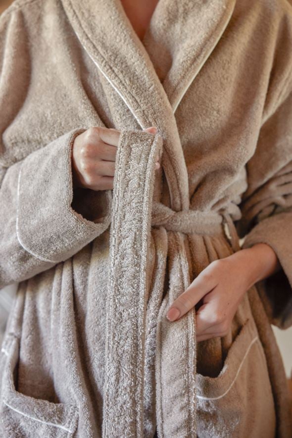 Hommikumantel beež - 2