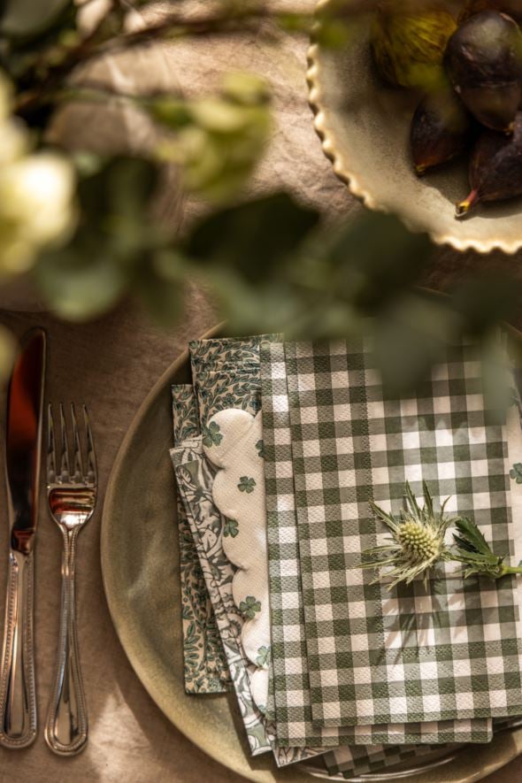 Pabersalvrätikud mitmevärviline/roheline - 2