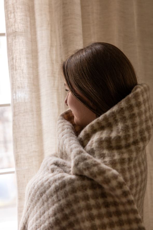 Villapleed mitmevärviline/beez - 2