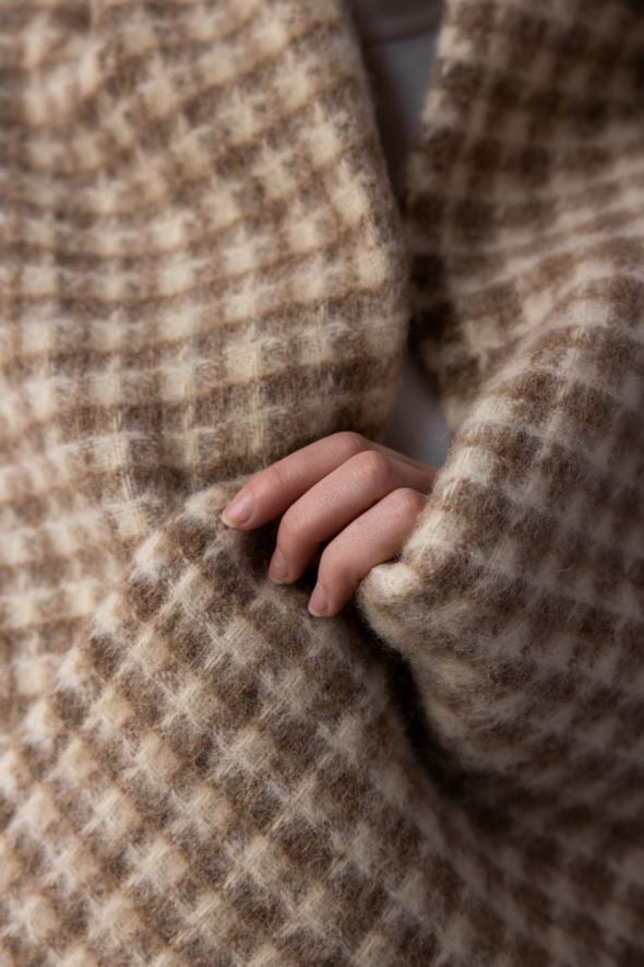 Villapleed mitmevärviline/beez - 3