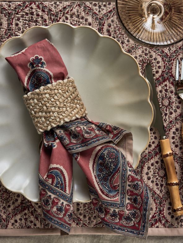 Salvrätikurõngad 2tk naturaalne toon - 2