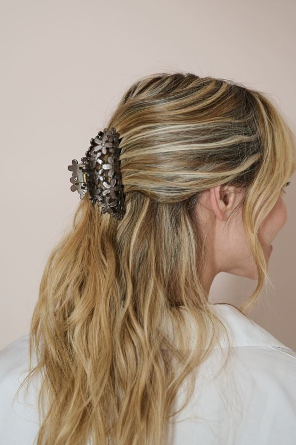 Juukseklamber pruun - 2