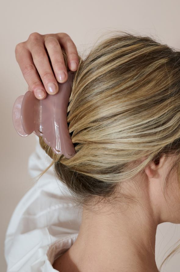 Juukseklamber roosa - 2