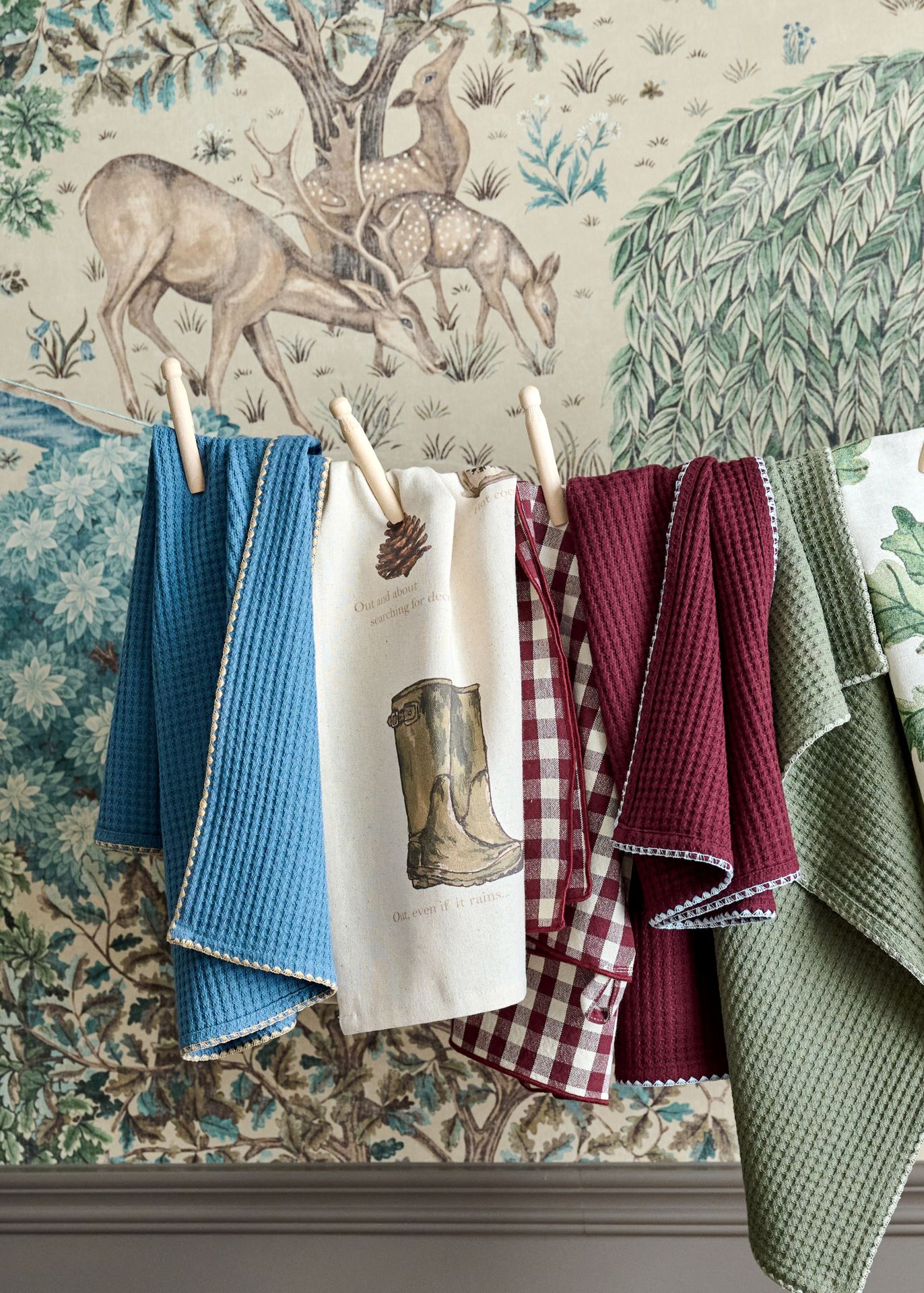 Köögirätik sinakashall - 2