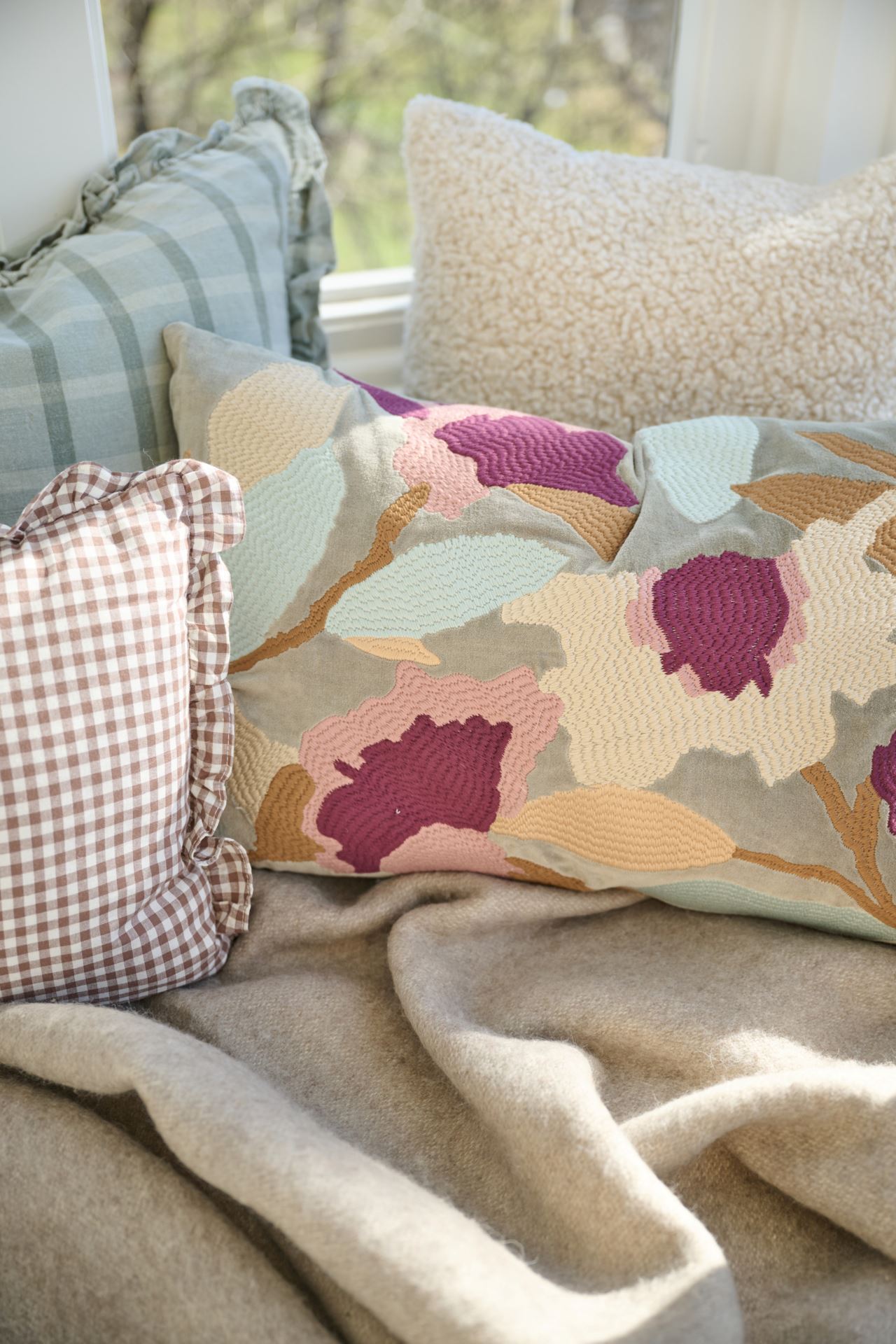 Dekoratiivpadja kate roheline - 2