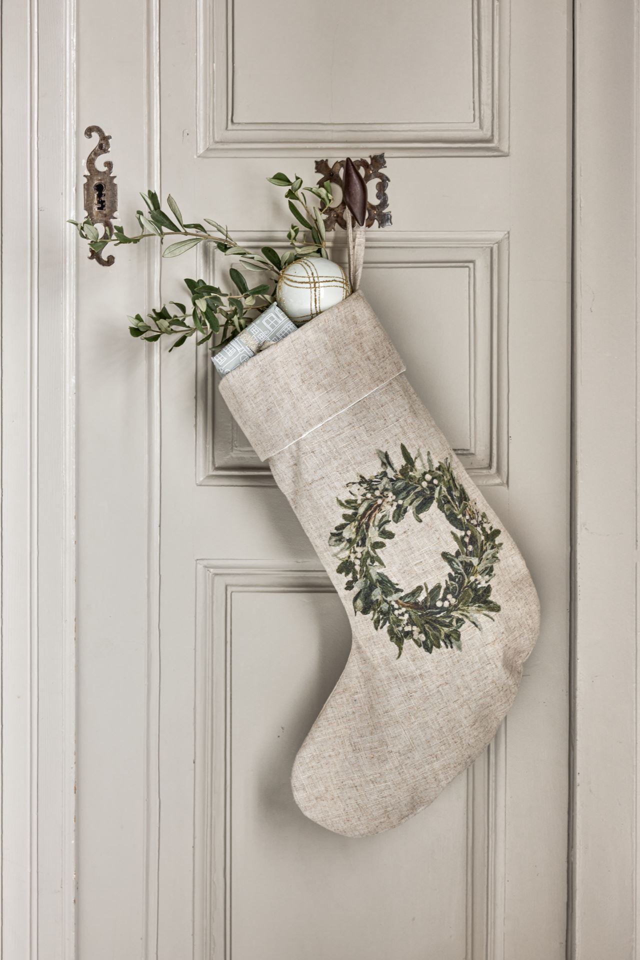 Jõulusokk mitmevärviline/roheline - 35x50 cm mitmevärviline/roheline - 1