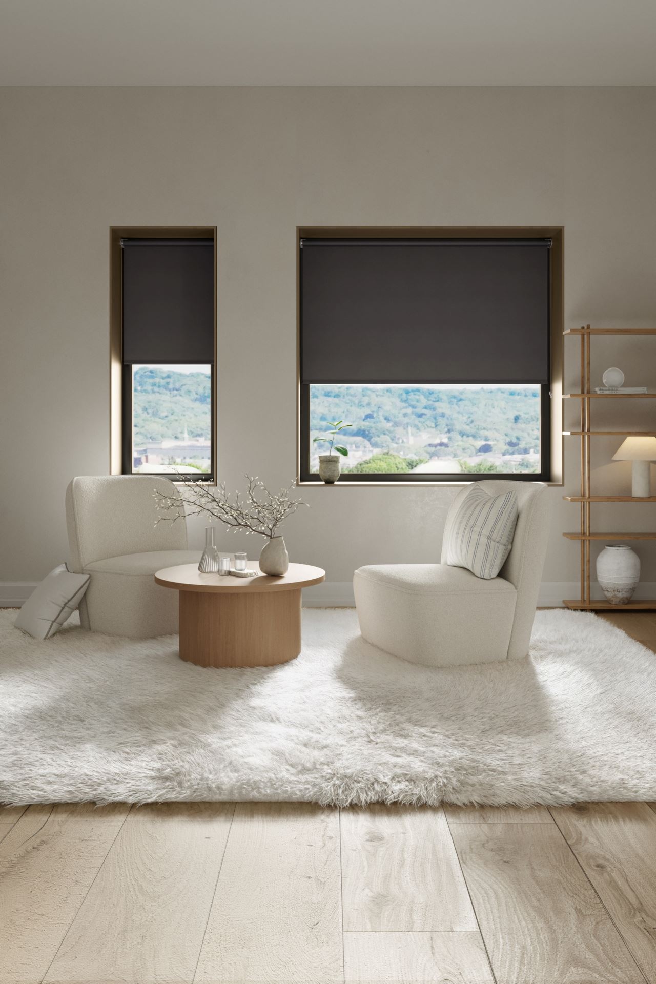 Pimendav rulookardin hall - 3