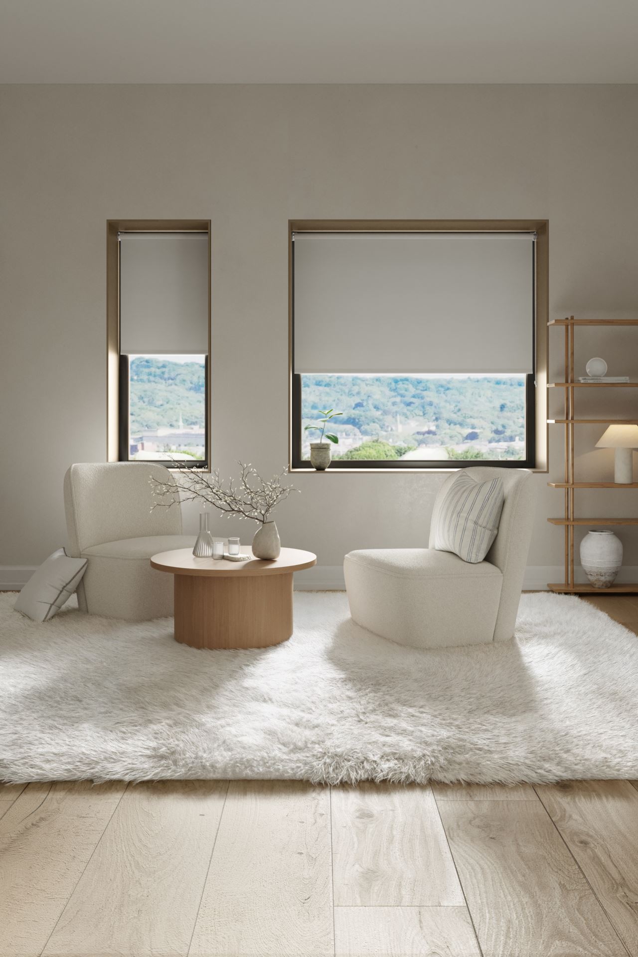 Pimendav rulookardin loodusvalge - 3