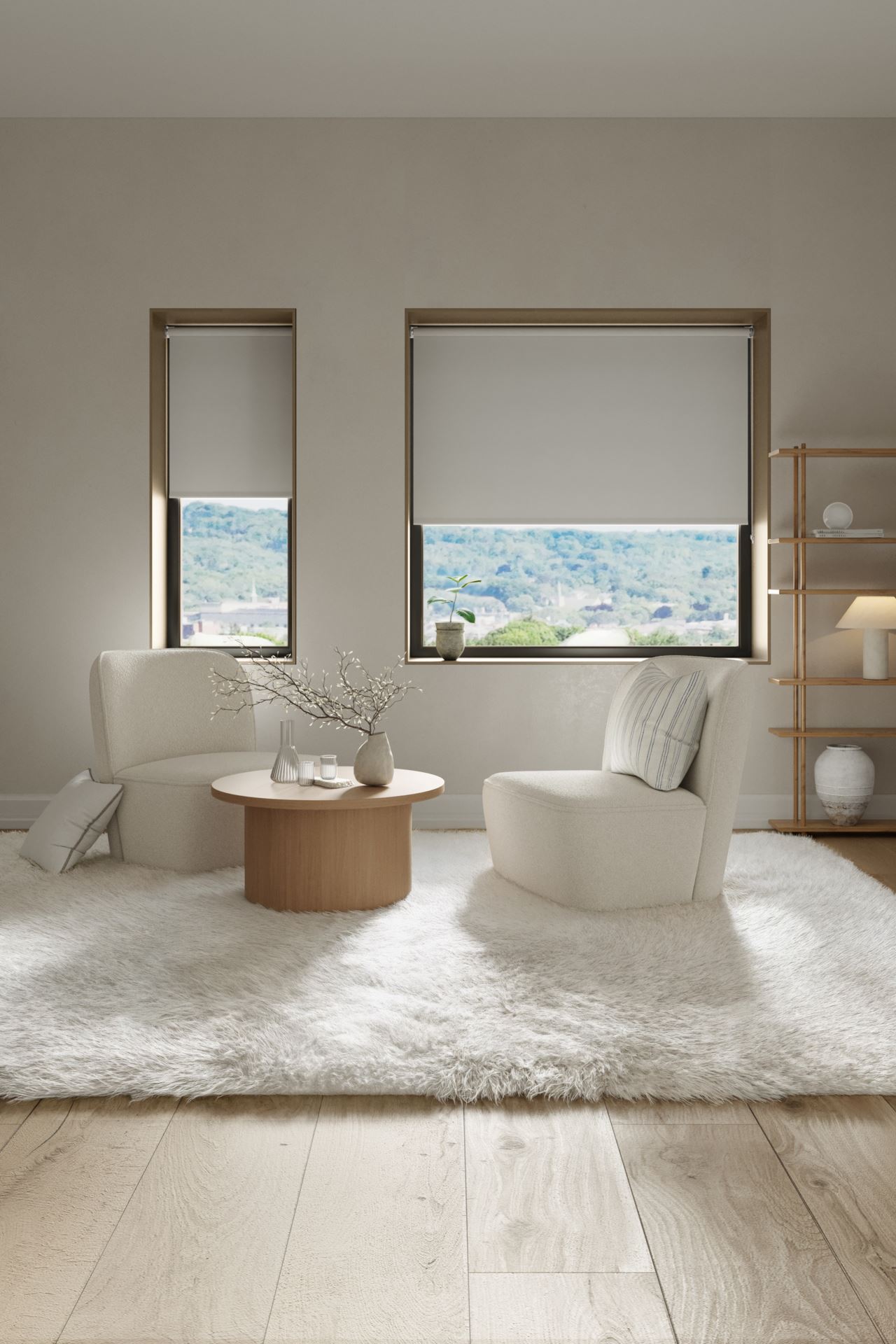 Pimendav rulookardin loodusvalge - 3