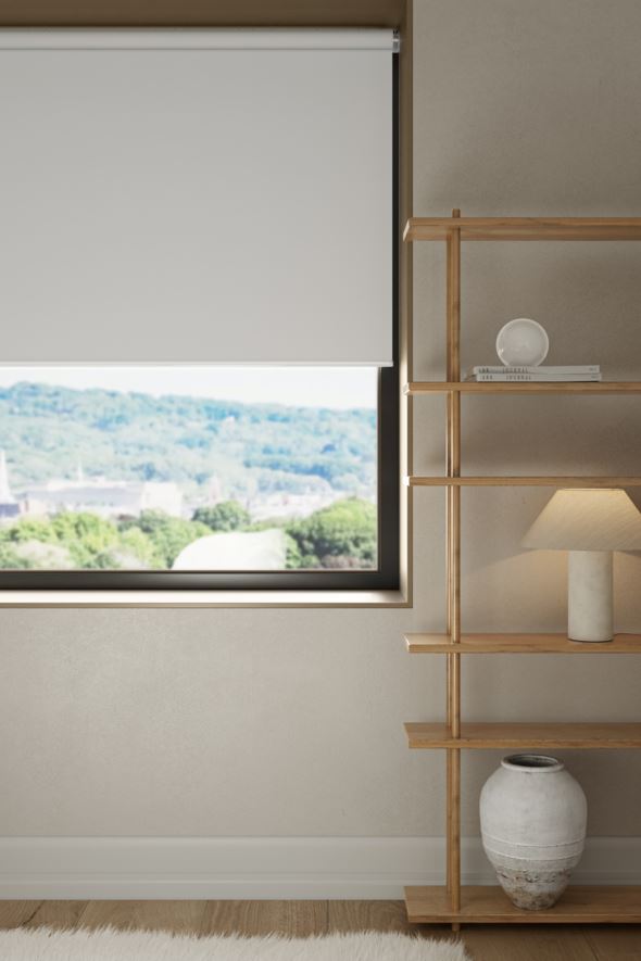 Pimendav rulookardin, ilma nöörita valge - 2