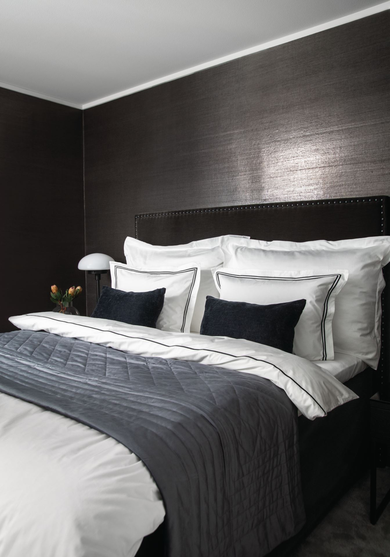 Voodipesukomplekt perkalpuuvillast valge - 2