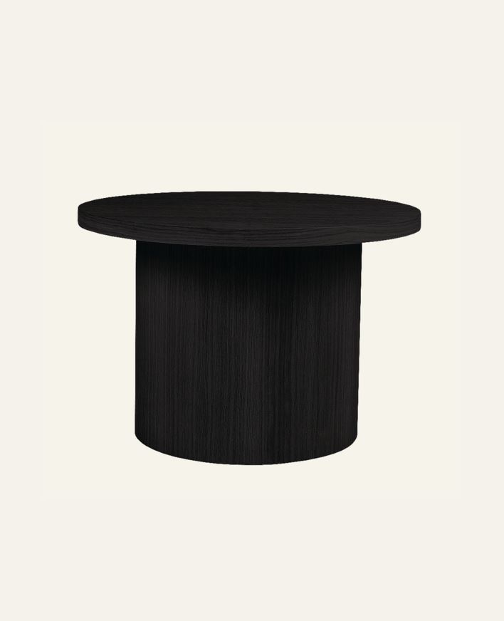 Diivanilaud must - 60x60x41 cm ø60 must - 1