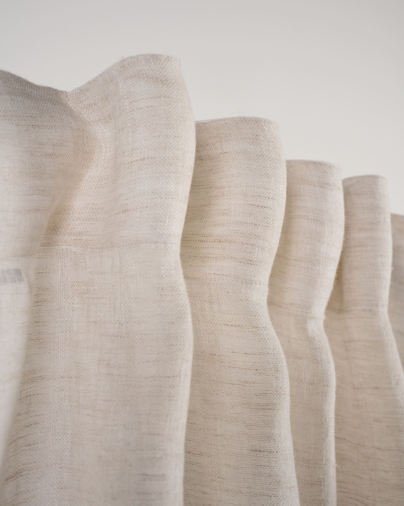 Linane kardin naturaalne toon - 4