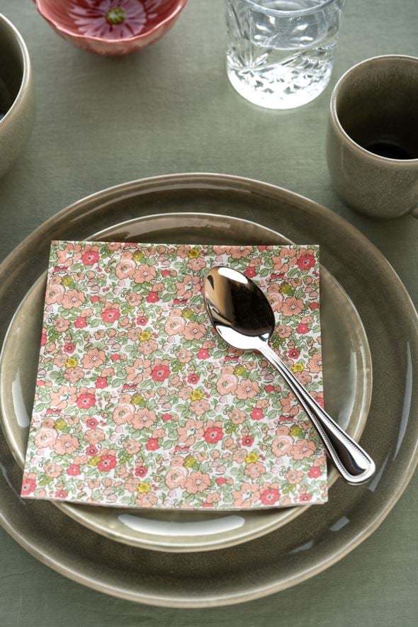 Pabersalvrätikud mitmevärviline/roosa - 2