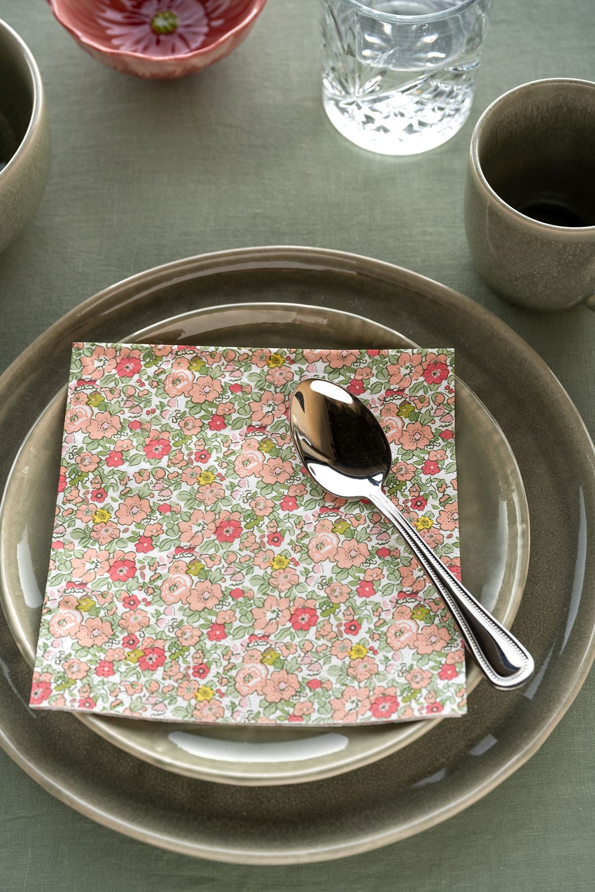 Pabersalvrätikud mitmevärviline/roosa - 2