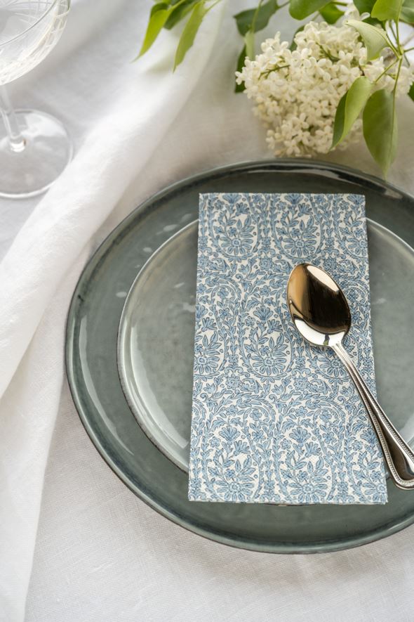 Pabersalvrätik mitmevärviline/sinine - 2