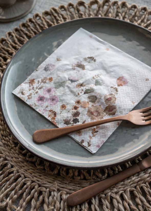 Pabersalvrätikud mitmevärviline/roosa - 2