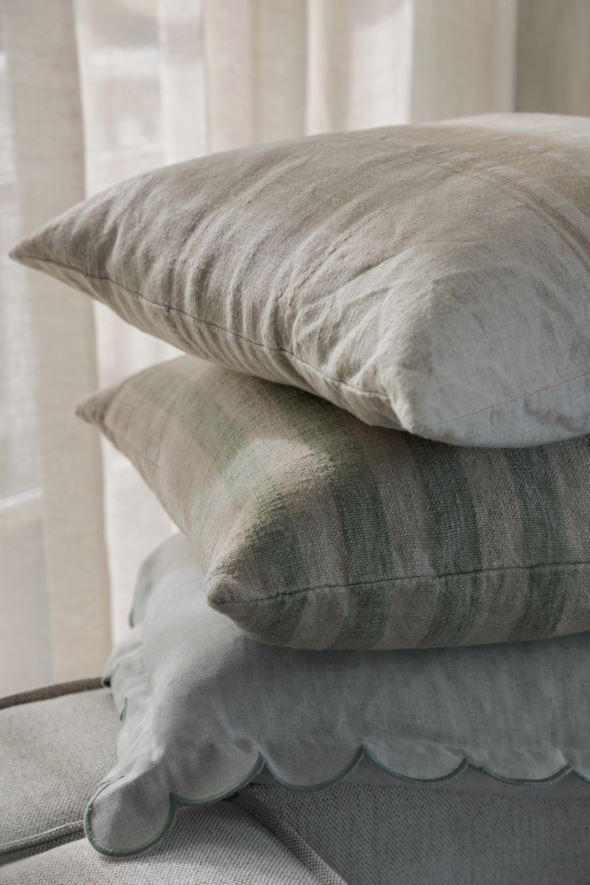 Dekoratiivpadja kate heleroheline - 3