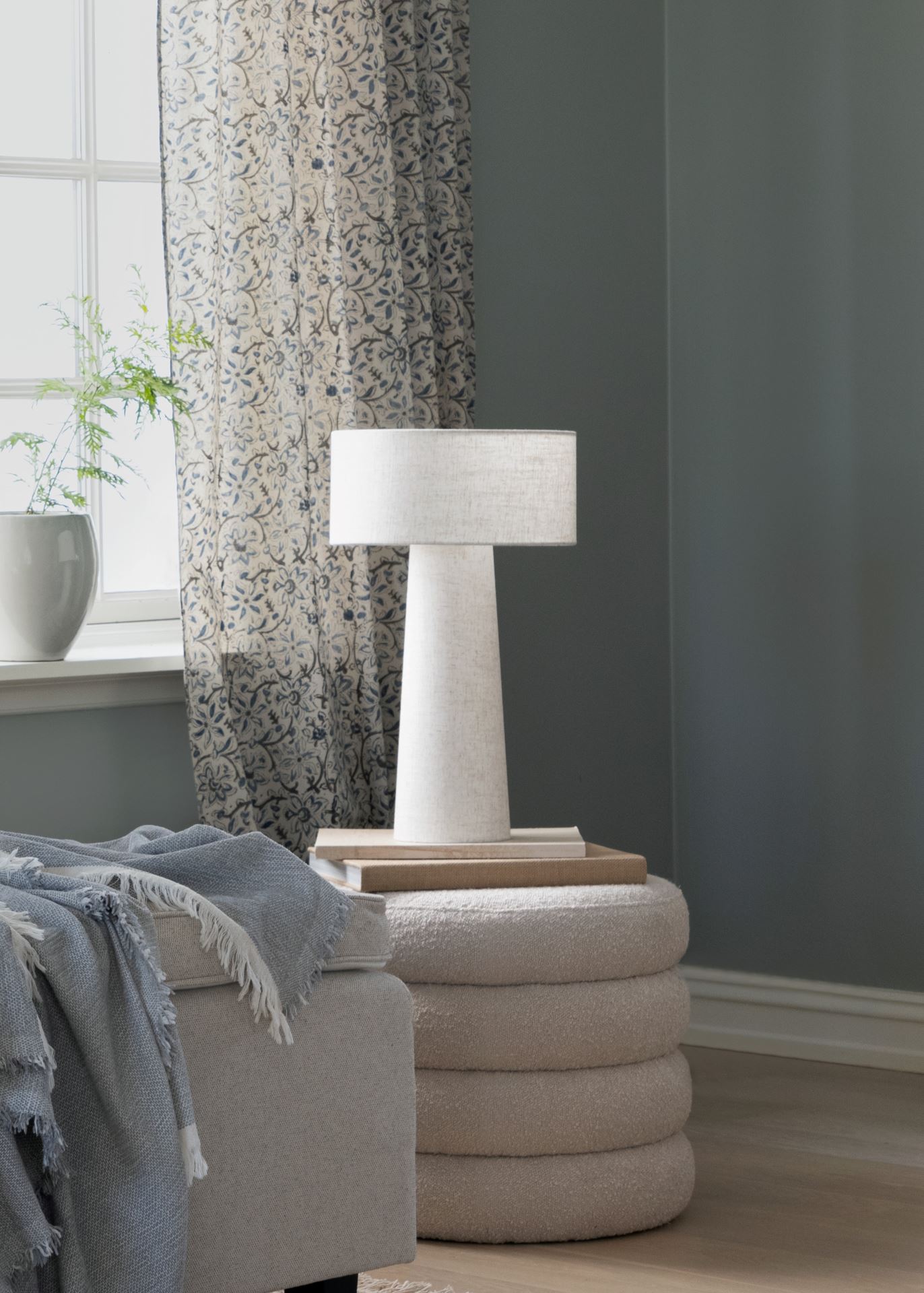 Laualamp valge - 30x30x51 cm valge - 1