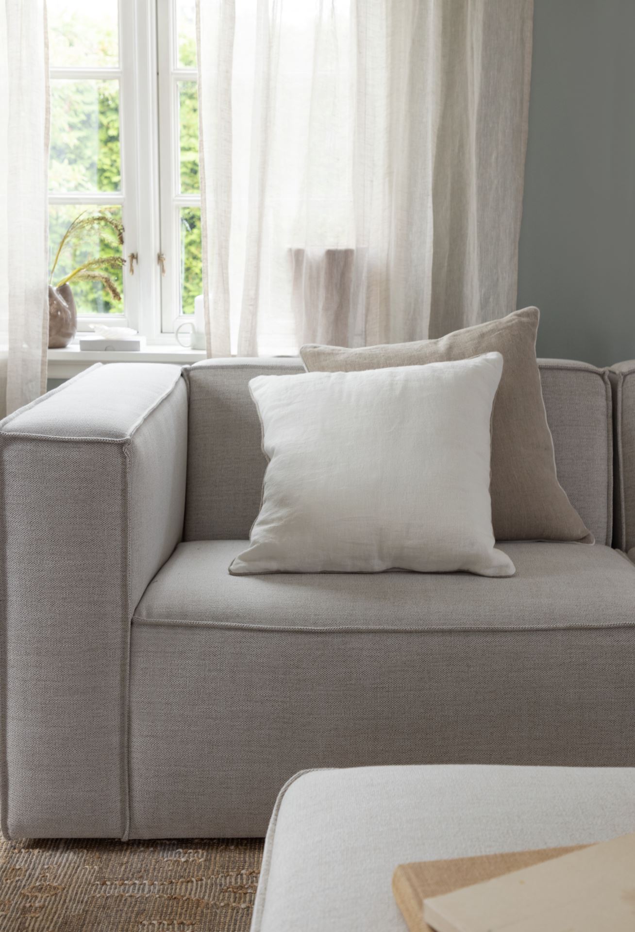 1,5-kohaline mooduldiivan /käetugi vasakul naturaalne toon - 2