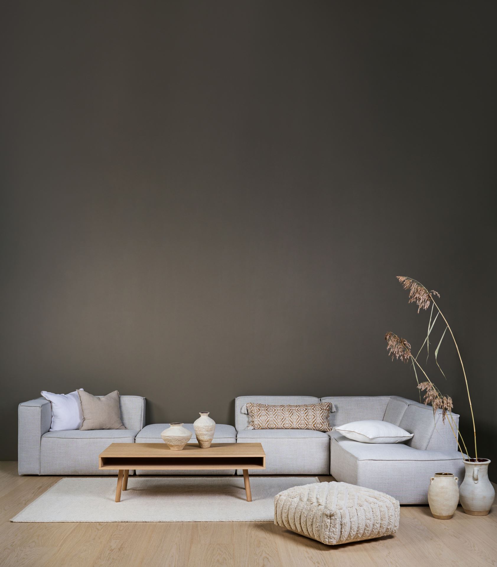 1,5-kohaline mooduldiivan /käetugi vasakul naturaalne toon - 7