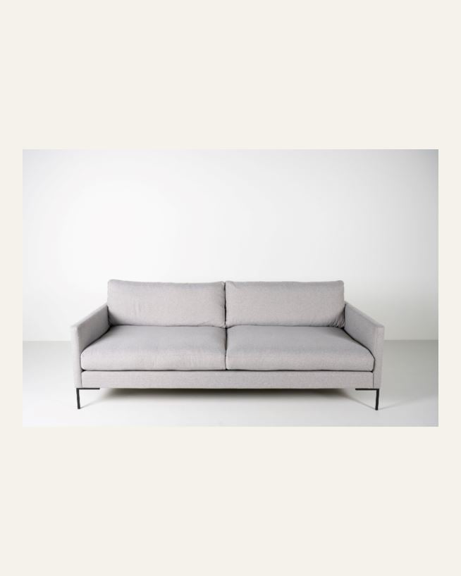 3-kohaline diivan helehall - 227x100x83 cm helehall - 1