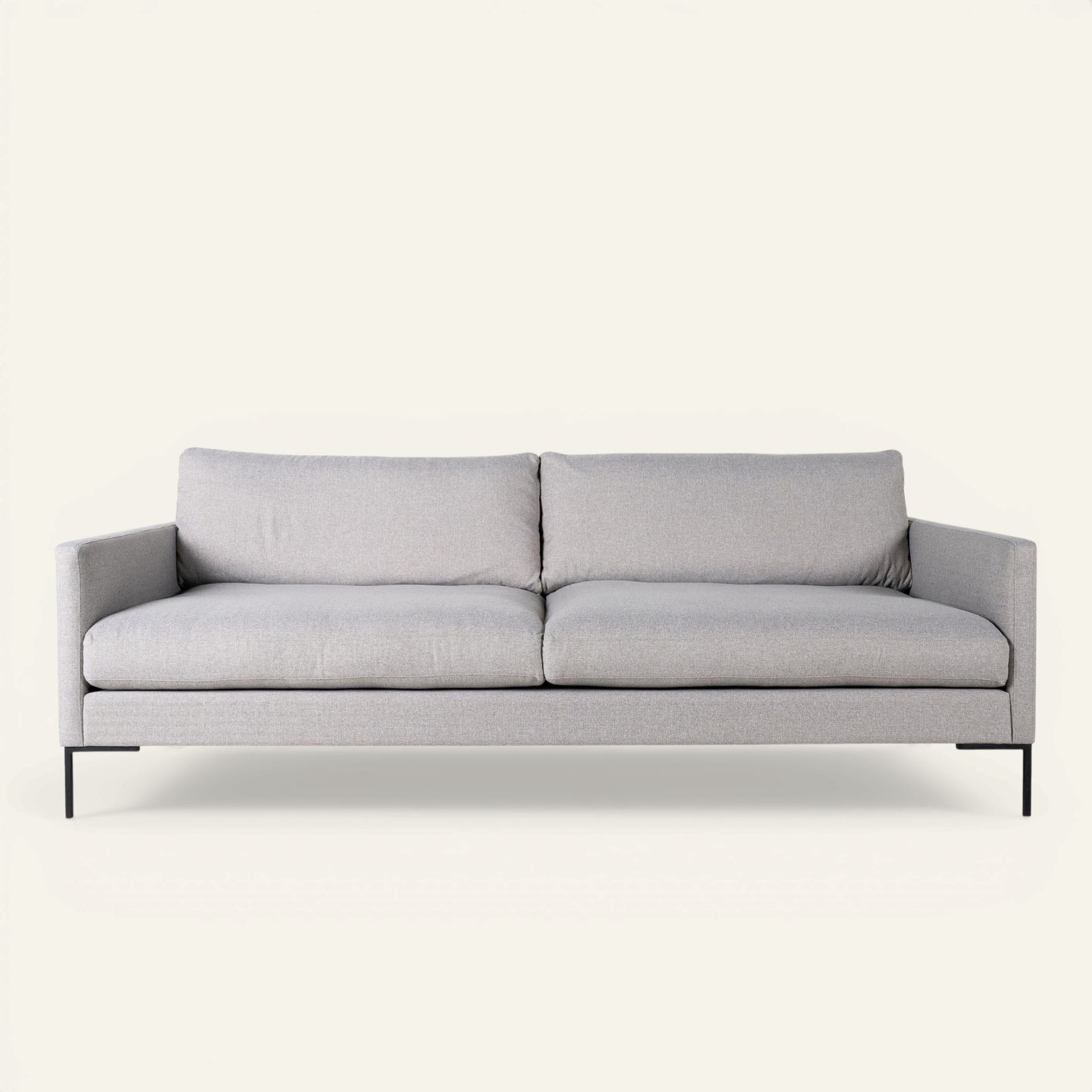 3-kohaline diivan helehall - 227x100x83 cm helehall - 1