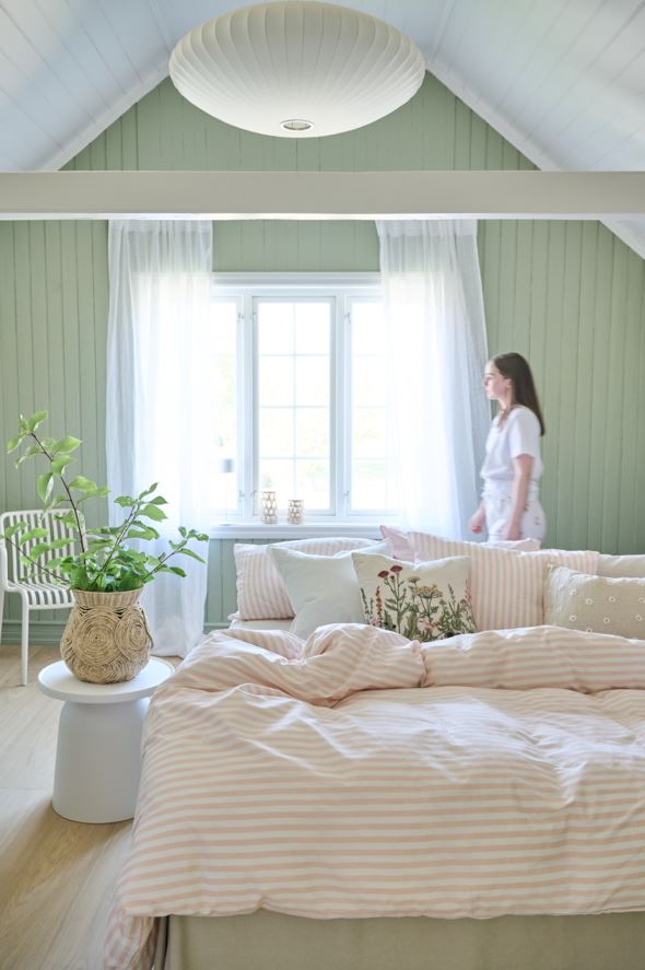 Voodipesukomplekt puuvillane roosa - 2