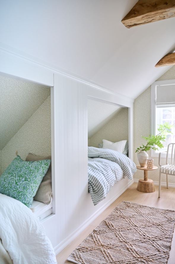 Voodipesukomplekt puuvillane roheline - 3