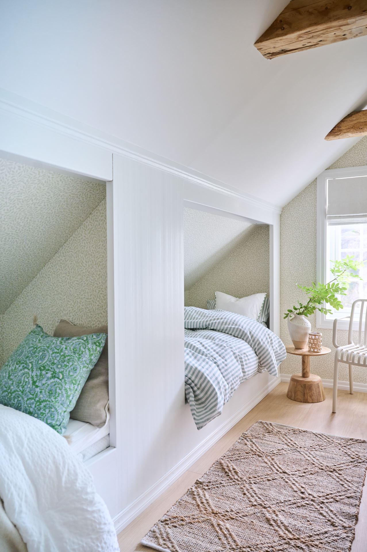 Voodipesukomplekt puuvillane roheline - 2