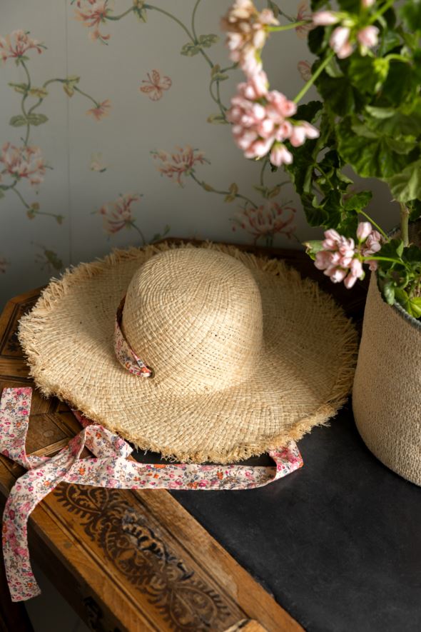 Õlgkübar naturaalne toon - 4