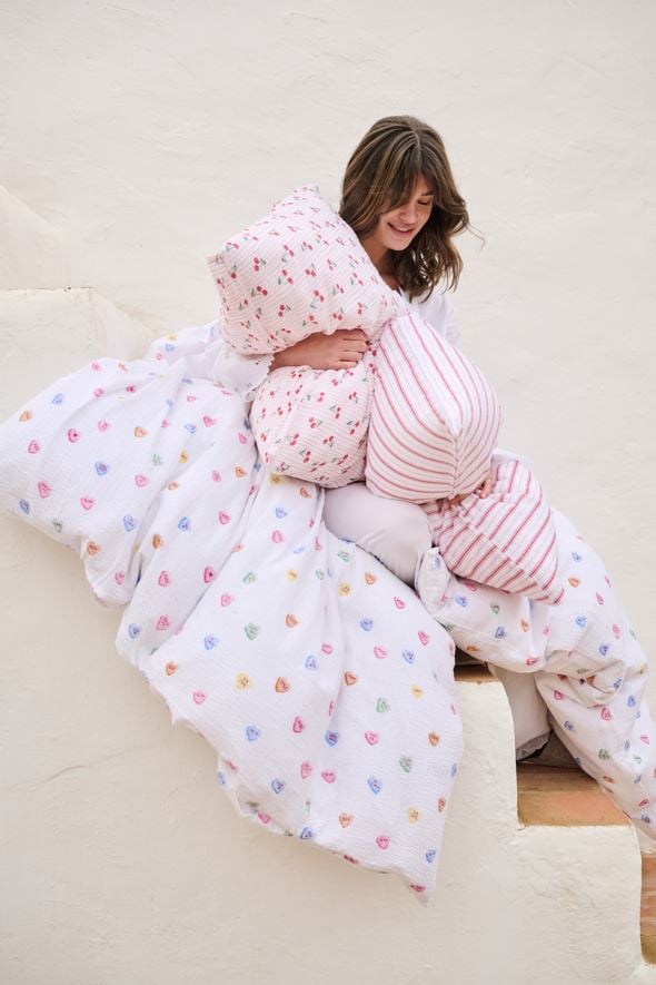 Voodipesukomplekt krepp-puuvillane mitmevärviline - 5