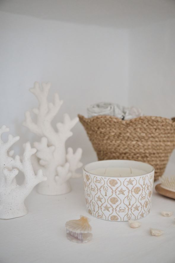 Lõhnaküünal mitmevärviline/beez - 2