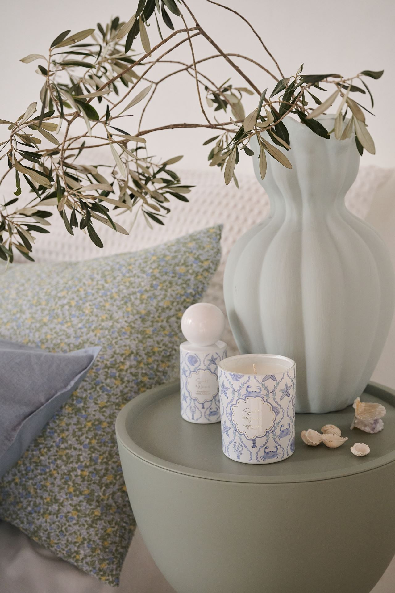 Lõhnaküünal mitmevärviline/sinine - 2