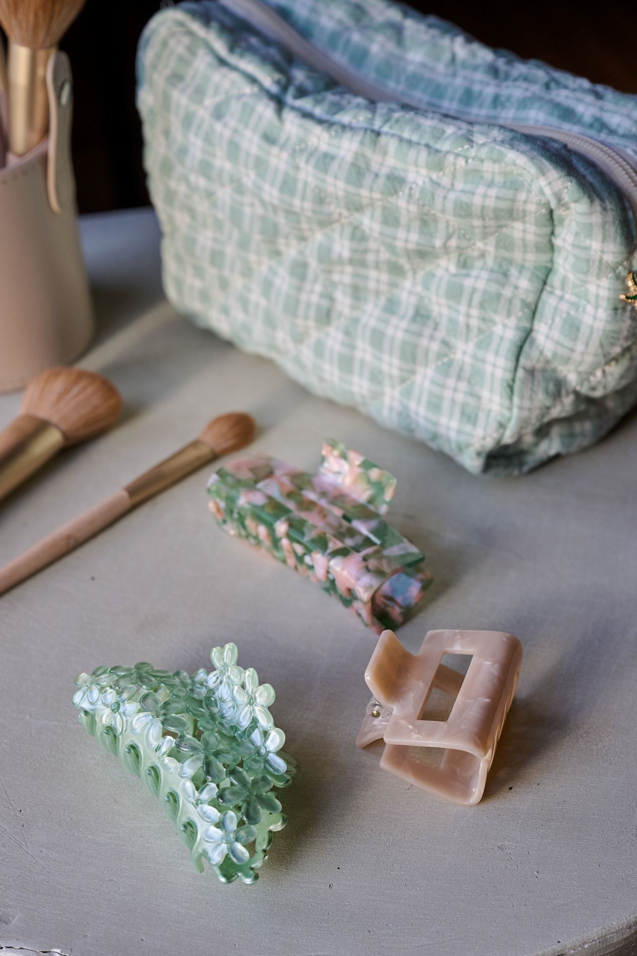 Juukseklamber roheline - 2