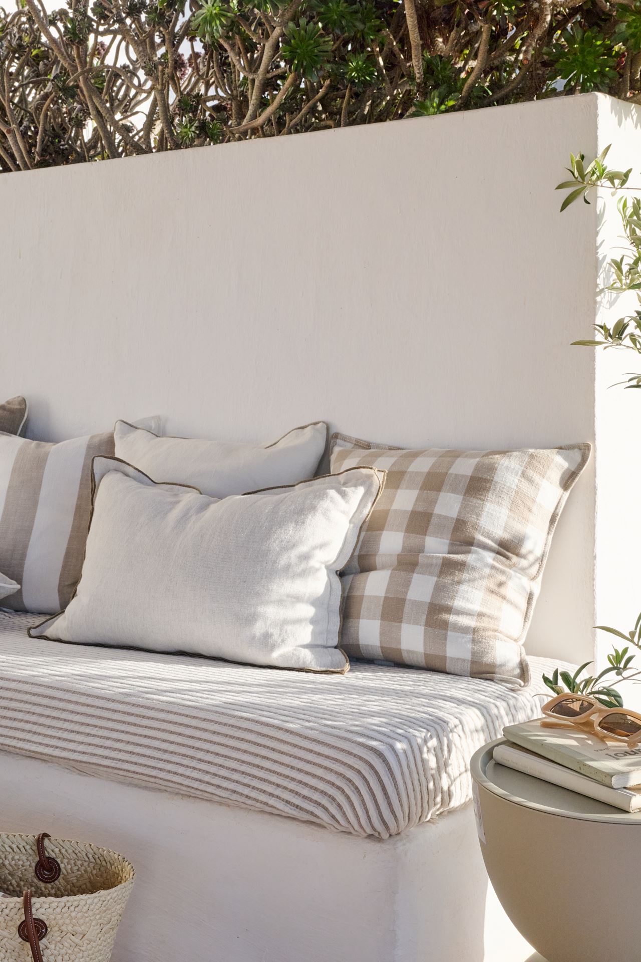 Dekoratiivpadja kate naturaalne toon - 5