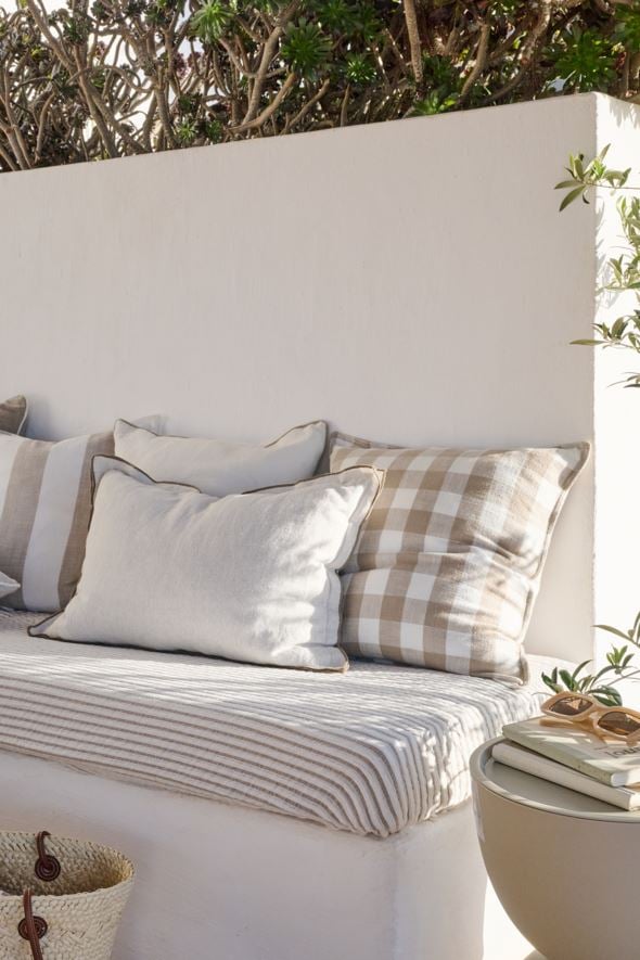 Dekoratiivpadja kate naturaalne toon - 5