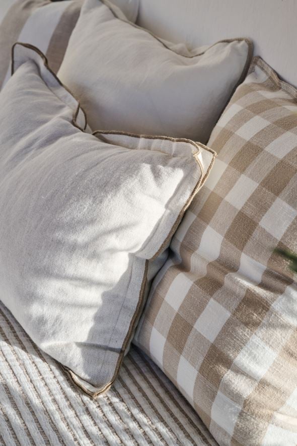 Dekoratiivpadja kate naturaalne toon - 6