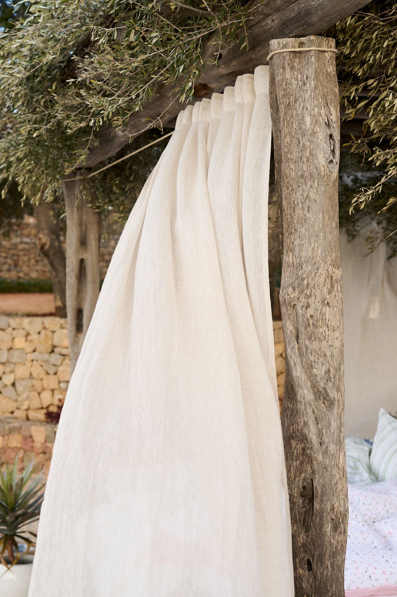 Linane kardin naturaalne toon - 6