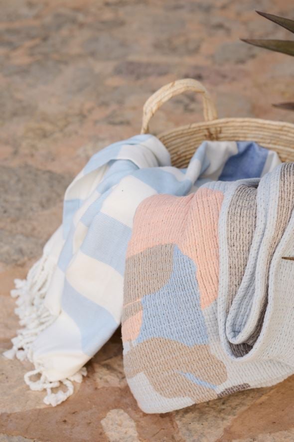 Pleed mitmevärviline/sinine - 4