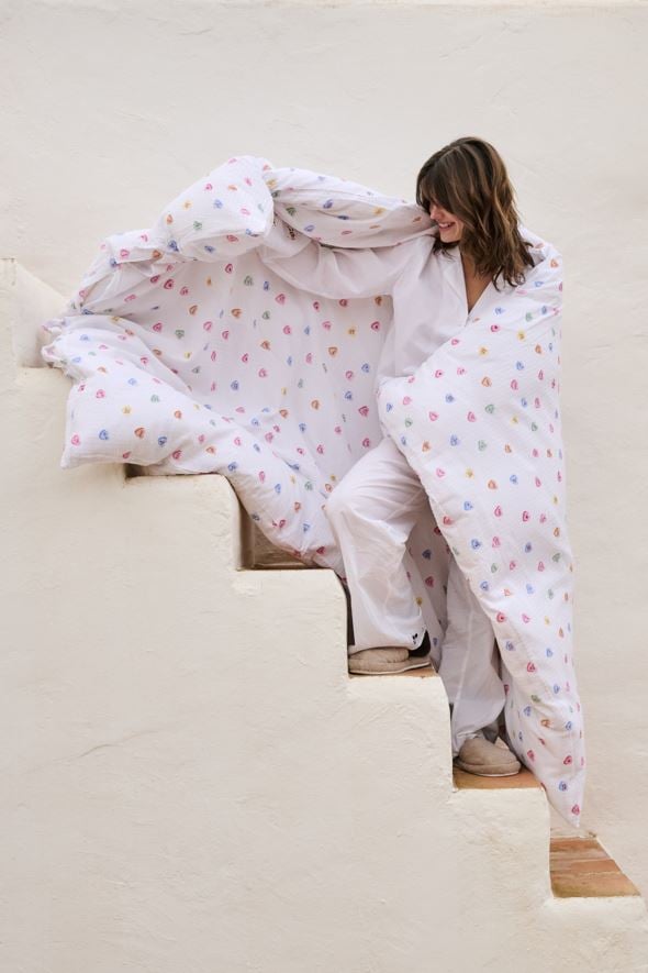 Voodipesukomplekt krepp-puuvillane mitmevärviline - 4