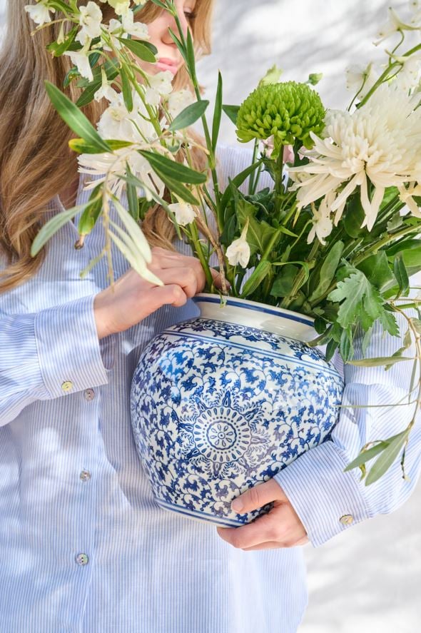 Vaas mitmevärviline/sinine - 5