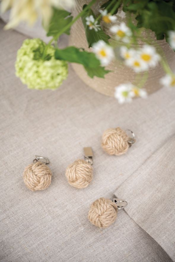 Laudlina raskused 4 tk naturaalne toon - 2