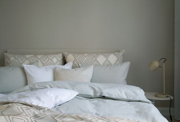 Voodipesukomplekt puuvillane valge - 5